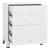 Dulap cu sertare industrial, alb, 78x40x93 cm, metal GartenMobel Dekor