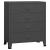 Dulap cu sertare industrial, antracit, 78x40x93 cm, metal GartenMobel Dekor