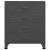 Dulap cu sertare industrial, antracit, 78x40x93 cm, metal GartenMobel Dekor