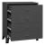 Dulap cu sertare industrial, antracit, 78x40x93 cm, metal GartenMobel Dekor