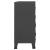 Dulap cu sertare industrial, antracit, 78x40x93 cm, metal GartenMobel Dekor