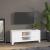 Dulap TV industrial, alb, 105x35x42 cm, metal GartenMobel Dekor
