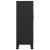 Dulap industrial de depozitare, negru, 70x40x115 cm, metal GartenMobel Dekor