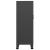 Dulap industrial de depozitare, antracit, 70x40x115 cm, metal GartenMobel Dekor