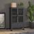 Dulap industrial de depozitare, antracit, 70x40x115 cm, metal GartenMobel Dekor