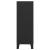 Dulap industrial de depozitare, negru, 75x40x115 cm, metal GartenMobel Dekor