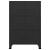 Dulap industrial de depozitare, negru, 75x40x115 cm, metal GartenMobel Dekor