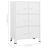 Dulap industrial de depozitare, alb, 75x40x115 cm, metal GartenMobel Dekor