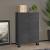 Dulap industrial de depozitare, antracit, 75x40x115 cm, metal GartenMobel Dekor