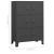 Dulap industrial de depozitare, antracit, 75x40x115 cm, metal GartenMobel Dekor
