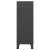 Dulap industrial de depozitare, antracit, 75x40x115 cm, metal GartenMobel Dekor
