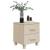 Noptiere HAMAR 2 buc, maro miere, 40x35x44,5 cm, lemn masiv pin GartenMobel Dekor
