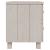 Noptiere HAMAR, 2 buc, alb, 40x35x44,5 cm, lemn masiv de pin GartenMobel Dekor