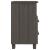 Noptiere HAMAR, 2 buc, gri deschis, 40x35x62 cm, lemn masiv GartenMobel Dekor