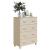 Servantă „HAMAR”, maro miere, 79x40x103,5 cm, lemn masiv de pin GartenMobel Dekor