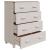 Servantă „HAMAR”, alb, 79x40x103,5 cm, lemn masiv de pin GartenMobel Dekor