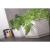 Jardiniera decorativa, Prosperplast, imitatie ratan, alba, 59x15.4x14.2 cm GartenVIP DiyLine