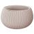 Ghiveci decorativ de flori, Prosperplast, Splofy, rotund, cafeniu, 23.9x16.1 cm GartenVIP DiyLine