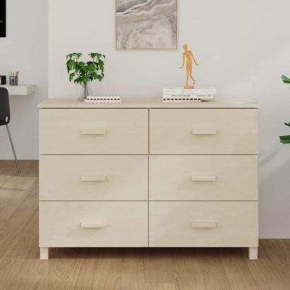 Servantă „HAMAR”, maro miere, 113x40x80 cm, lemn masiv de pin GartenMobel Dekor