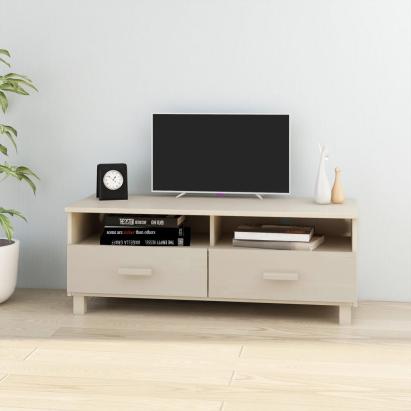 Dulap TV „HAMAR”, maro miere, 106x40x40 cm, lemn masiv de pin GartenMobel Dekor