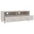 Dulap TV „HAMAR”, alb, 106x40x40 cm, lemn masiv de pin GartenMobel Dekor