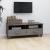 Dulap TV „HAMAR”, gri deschis, 106x40x40 cm, lemn masiv de pin GartenMobel Dekor