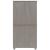 Dulap haine „HAMAR” gri deschis 89x50x180 cm, lemn masiv de pin GartenMobel Dekor