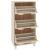 Pantofar „HAMAR”, maro miere, 59,5x35x117 cm, lemn masiv pin GartenMobel Dekor