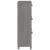 Dulap pantofi, gri deschis, 59,5x35x117 cm, lemn masiv de pin GartenMobel Dekor