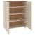 Dulap CD-uri „HAMAR”, maro miere, 85x40x108 cm, lemn masiv pin GartenMobel Dekor