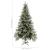 Brad de Crăciun cu conuri de pin, verde/alb, 225 cm, PVC&PE GartenMobel Dekor