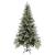 Brad de Crăciun cu conuri de pin, verde/alb, 225 cm, PVC&PE GartenMobel Dekor