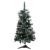 Brad de Crăciun artificial cu suport verde și alb 90 cm PVC GartenMobel Dekor