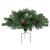 Brad de Crăciun artificial pentru alee LED-uri verde 40 cm GartenMobel Dekor
