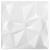 Panouri de perete 3D 12 buc. alb 50x50 cm model diamant 3 m² GartenMobel Dekor