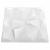 Panouri de perete 3D 12 buc. alb 50x50 cm model diamant 3 m² GartenMobel Dekor