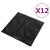 Panouri de perete 3D 12 buc. negru 50x50 cm model diamant 3 m² GartenMobel Dekor