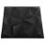 Panouri de perete 3D 12 buc. negru 50x50 cm model diamant 3 m² GartenMobel Dekor