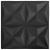 Panouri de perete 3D 12 buc. negru 50x50 cm model origami 3 m² GartenMobel Dekor