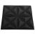 Panouri de perete 3D 12 buc. negru 50x50 cm model origami 3 m² GartenMobel Dekor