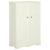 Dulap din plastic, 79x43x125 cm, vanilla ice, design de lemn GartenMobel Dekor