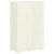 Dulap din plastic, 79x43x125 cm, vanilla ice, design de lemn GartenMobel Dekor