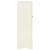 Dulap din plastic, 79x43x125 cm, vanilla ice, design de lemn GartenMobel Dekor