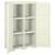 Dulap din plastic, 79x43x125 cm, vanilla ice, design de lemn GartenMobel Dekor