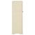Dulap din plastic, 79x43x125 cm, alb angora, design de lemn GartenMobel Dekor