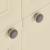 Dulap din plastic, 79x43x125 cm, alb angora, design de lemn GartenMobel Dekor