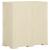 Dulap din plastic, 79x43x85,5 cm, alb angora, design de lemn GartenMobel Dekor