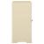 Dulap din plastic, 79x43x85,5 cm, alb angora, design de lemn GartenMobel Dekor