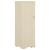 Dulap din plastic, 40x43x125 cm, alb angora, design de lemn GartenMobel Dekor