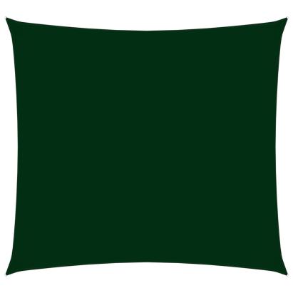 Parasolar, verde închis, 2,5x2,5 m, țesătură oxford, pătrat GartenMobel Dekor